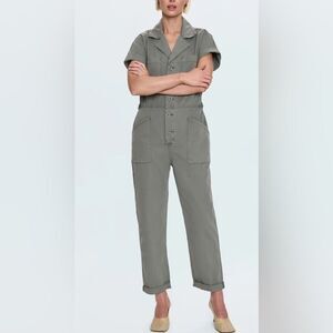 Pistola Grover Jumpsuit Green Small NWT STITCH FIX